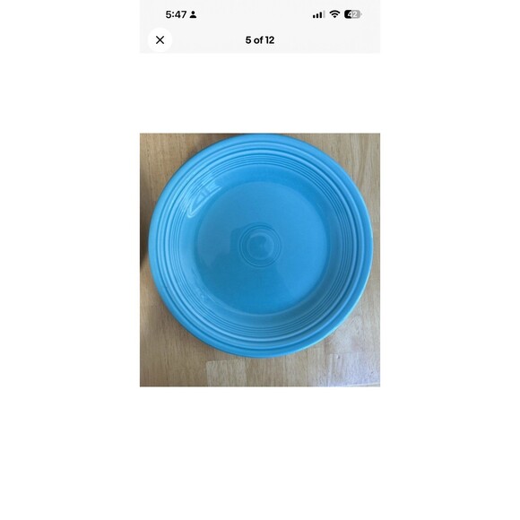 Fiestaware Dinner Plates 10 1/2" Fiesta Homer Laughlin HLC Multi Colors Set Of 6 - Picture 5 of 12